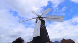 Time Lapse of a restored working windmill