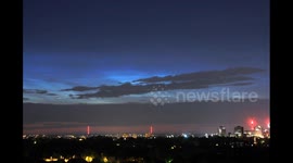 Noctilucent time-lapse