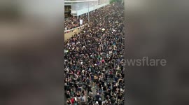 Hong Kong protesters shout 'Hong Kongers, come on' at third massive anti-extradition bill demonstration