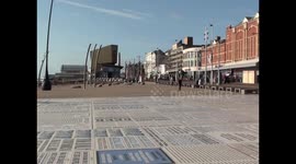 2 Sinclair C5s break the speed on Blackpool prom