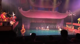 Unique and exotic water puppet show in Ha Noi! Repertoire: Farmers’ work