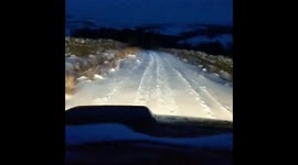 Snow at home in Cumbria.