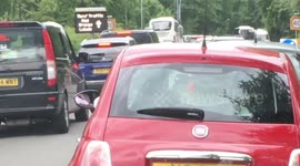 Huge Traffic Jams At Ascot