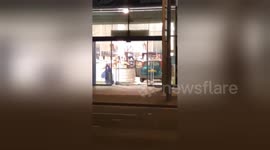 'They've got balaclavas, the lot!' UK robbers ram raid Boots store to the amusement of passersby