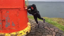 WINDY DAY IN ICELAND