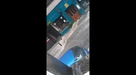 Flash flooding in Stirling