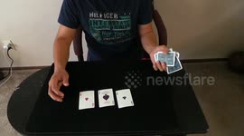Don't invite this magician to your poker night!