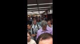 Massive delays at New York City Port Authority on scorching summer evening