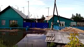 In the Irkutsk region, severe flooding