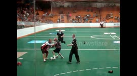 SN Rebels vs Wallaceburg (July 20, 2012)(GM1 - Semi Finals) #1 Fight