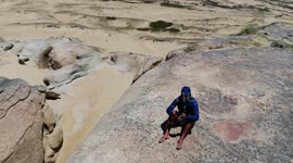 Cabo Polonio, Uruguay, Send dunes rocks, Landscapes, Drone Video...