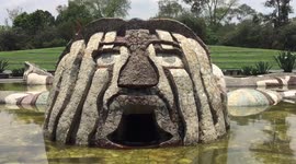 Tlaloc’s head - Diego Rivera’s Tlaloc’s Fountain