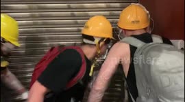 Hong Kong protest: inside building 2