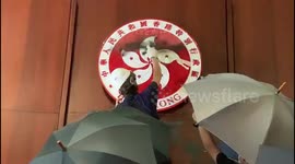 Hong Kong protesters take over legislative chamber