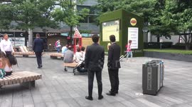 People Watch Wimbledon at Spitalfeilds Market