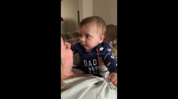 Child Blowing A Raspberry Baby gets hilariously spooked by raspberries blown on his cheek - Buy ...