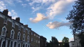 Body falls from Kenya Airlines plane into London garden: aftermath footage