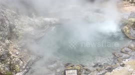 Fumarolas in Furnas, Sao Miguel Island.