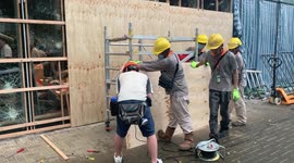 Hong Kong protests damage - 7613