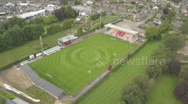 These stunning pictures show the astonishing lengths a 'bored' lower league football groundsman went to create the perfect pitch