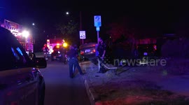 Man Arrested for Suspicion of DUI After Car Goes Airborne and Crash Lands on It's Roof on Residential Property