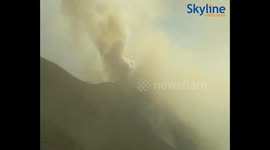Live webcam catches moment Italian volcano unleashes violent eruption