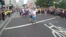 Child Proudly Shows Of His Two Dads At Pride