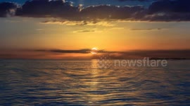 Evening Sea Water Motion