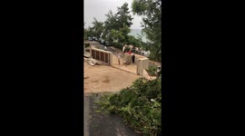 Epic Storm Ikos Oceania Aftermath July 10 2019. Greece. Tornado. Hurricane.