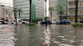 Emergency responders travel through NOLA flood
