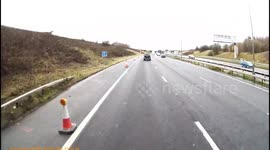 Overturned HGV M6
