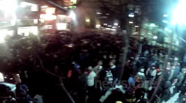 Montreal Protest - March 5, 2013 - Protest from Bird View