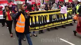 Million Women Rising Shut Down Oxford Street