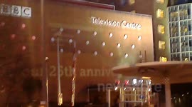 Projector menu left on at the BBC