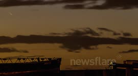 Comet PanStarrs @NorthQueensferry, near Edinburgh (slowed to 9 seconds)