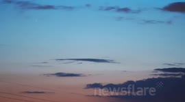 Comet PanSTARRS time lapse