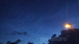 Electric Blue Noctilucent Clouds