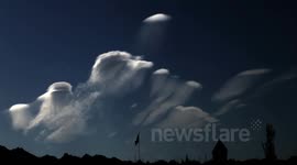 Amazing 'UFO clouds' create spectacle in skies over California