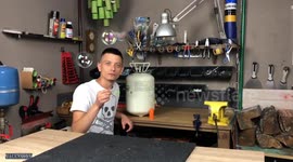 When helium meets soap bubbles