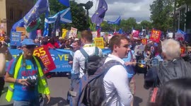 Todays crowds at bollox to brexit march