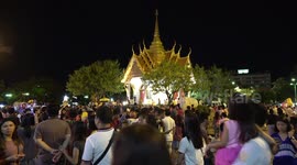 Amazing 10 Metre High Candle Celebrates Buddhist Festival