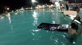 Cardboard boat race Heat 2 - Titanic Award Winner - 07/21/2019