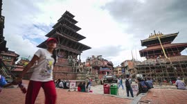 Time Lapse of the Ancient City of Bhaktapur in Nepal
