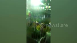 Teenager killed and three others injured after pirate ship ride breaks at fairground