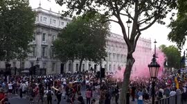 Hundreds gather outside Downing Street to say 