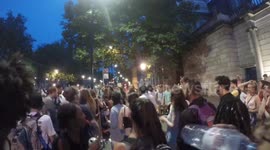 Anti Boris Johnson Protest Continues Long Into The Night