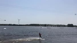 Wakeboard Waterski Fun during HOT Summer Weather 38C