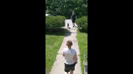 US parents gift son four-month-old puppy for his birthday