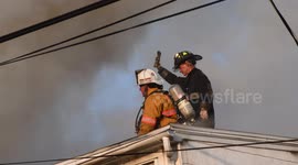 1st alarm fatal fire Shamokin, Pa #7