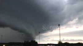 Scary Storm Cloud Takes Over 4th of July
